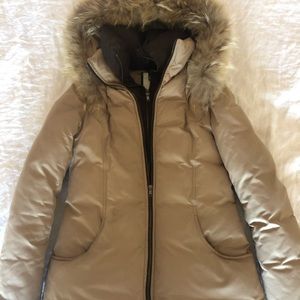 Soïa and Kyo: Down filled jacket with real fur